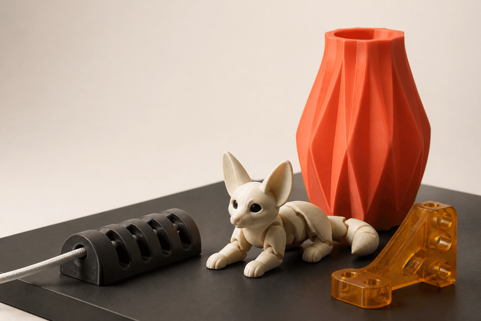 Examples of objects made with 3D printing